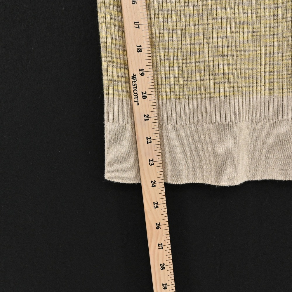 Anthropologie Jo Ribbed Knit Tank Womens Size XS Beige Striped Textured Bohemian - Picture 4 of 12